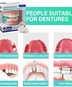 𝑇𝑖𝑤𝑜𝑟𝑙𝑑® Medical Full Denture with Strong Suction