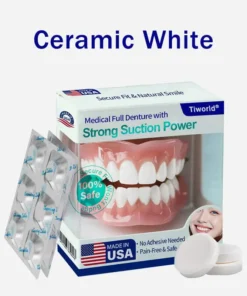 𝑇𝑖𝑤𝑜𝑟𝑙𝑑® Medical Full Denture with Strong Suction