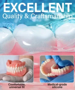 𝑇𝑖𝑤𝑜𝑟𝑙𝑑® Medical Full Denture with Strong Suction