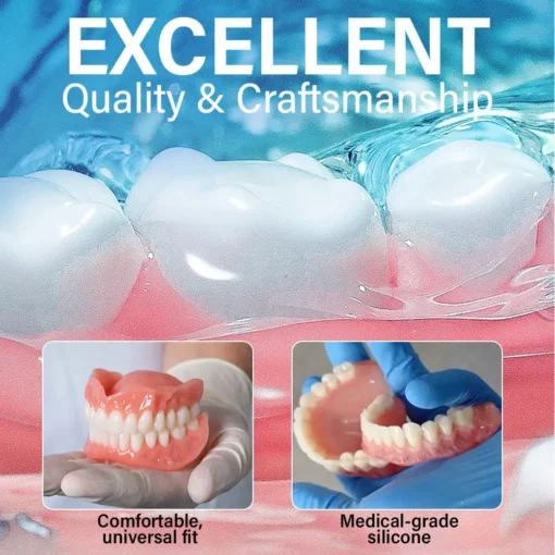 𝑇𝑖𝑤𝑜𝑟𝑙𝑑® Medical Full Denture with Strong Suction