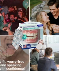𝑇𝑖𝑤𝑜𝑟𝑙𝑑® Medical Full Denture with Strong Suction