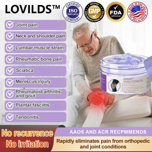 LOVILDS™ 7 Day Rapid Joint & Bone Therapy Cream