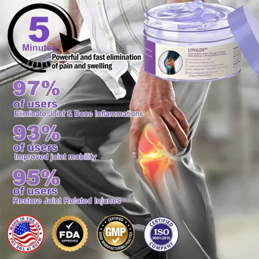LOVILDS™ 7 Day Rapid Joint & Bone Therapy Cream