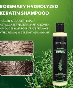 LOVILDS® Rosemary Hydrolyzed Keratin Shampoo